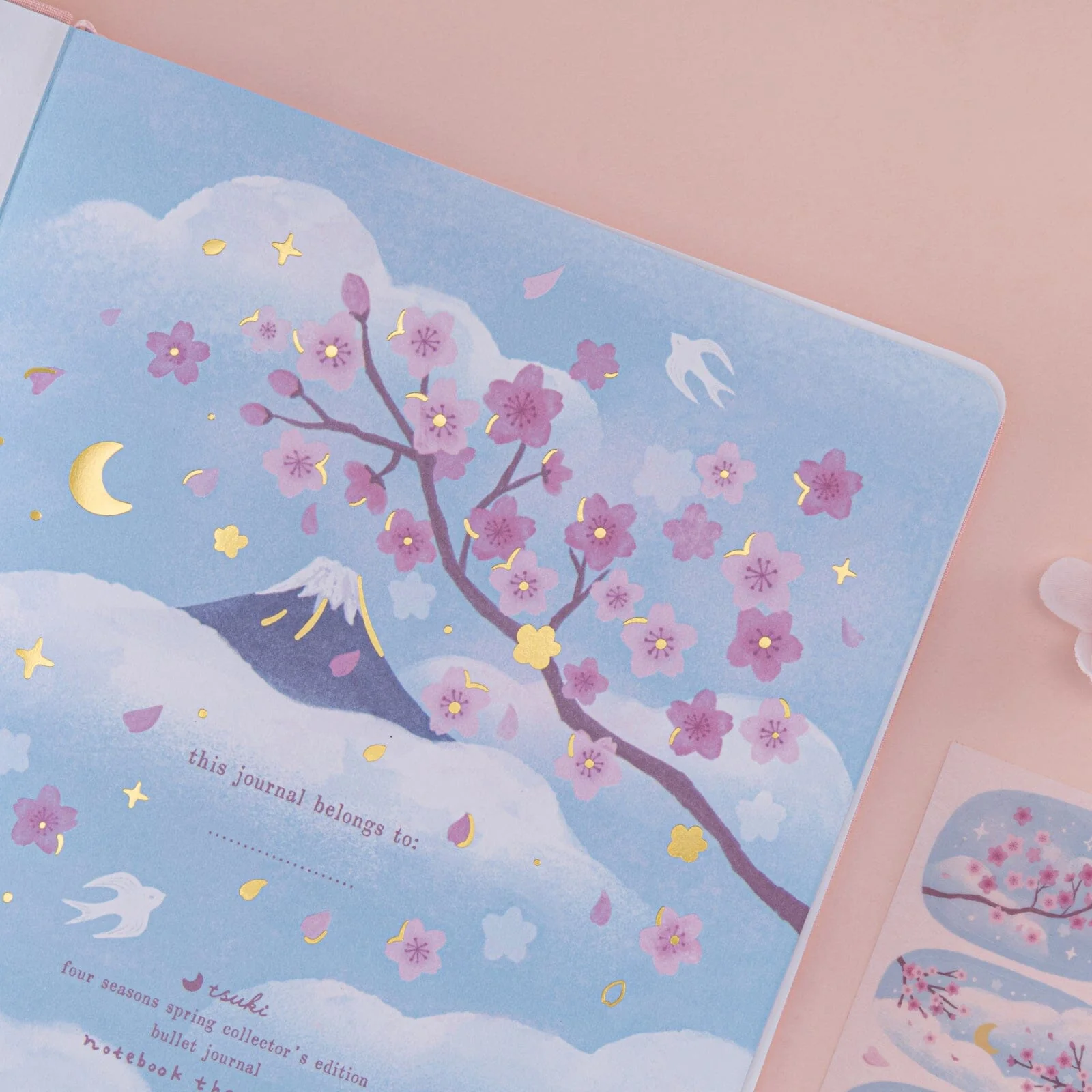 Tsuki Four Seasons: Spring Collector’s Edition 2025 Square Bullet Journal ☾ - Image 7