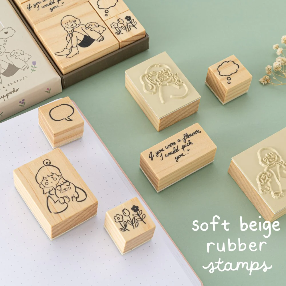 Tsuki ‘Happy Day’ Bullet Journal Stamp Set by Notebook Therapy x Peppoko ☾ - Image 7