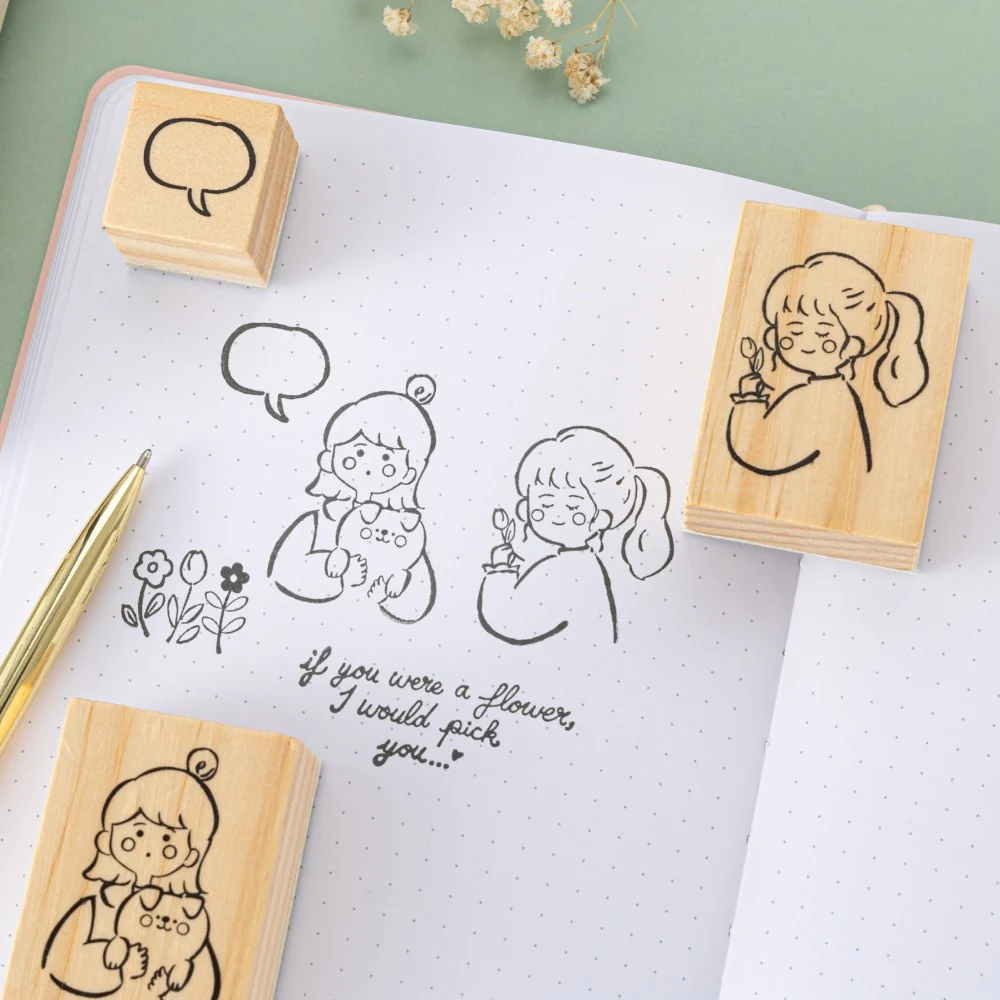 Tsuki ‘Happy Day’ Bullet Journal Stamp Set by Notebook Therapy x Peppoko ☾ - Image 8