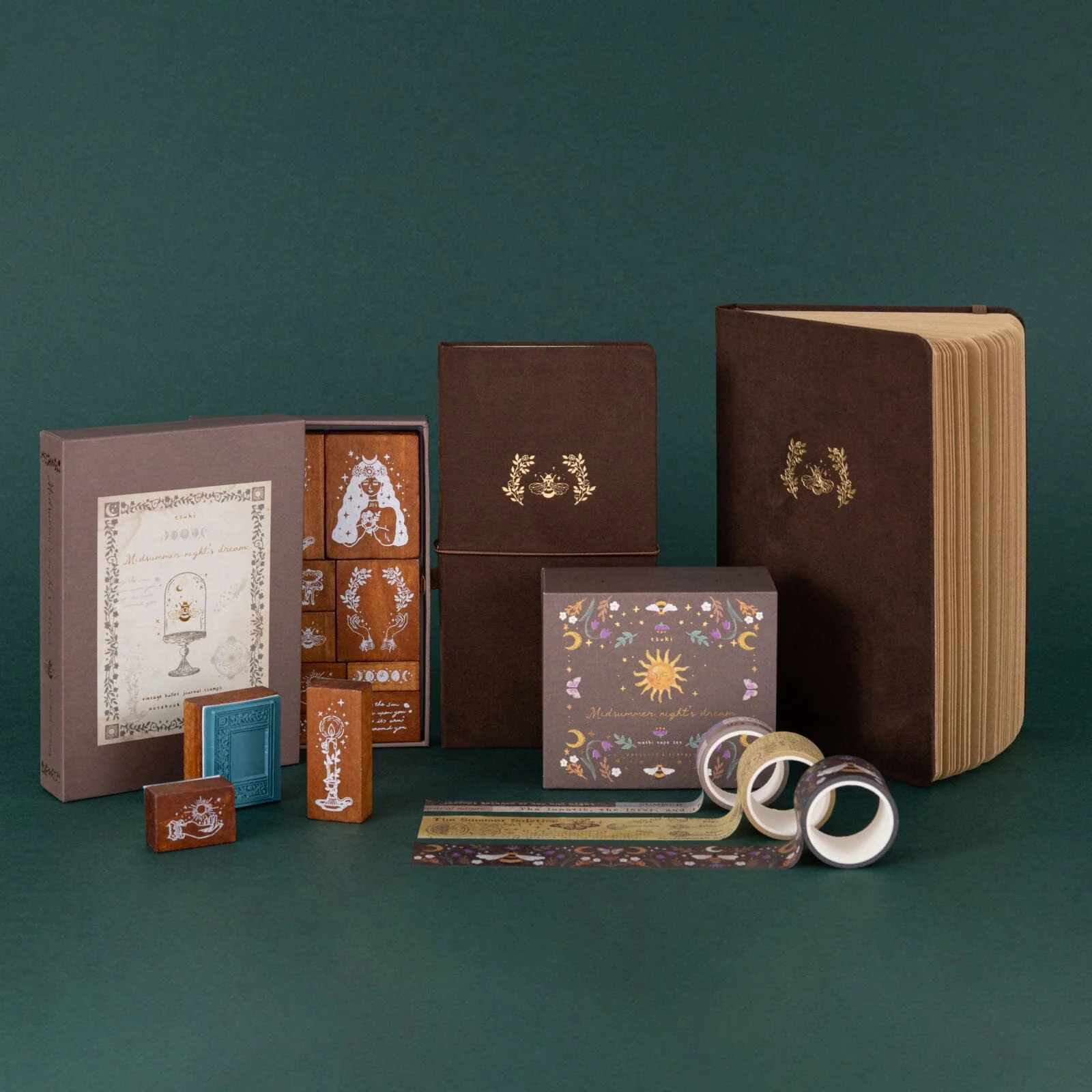 Tsuki ‘Honey Bee’ Luxury Travel Notebook ☾ - Image 11
