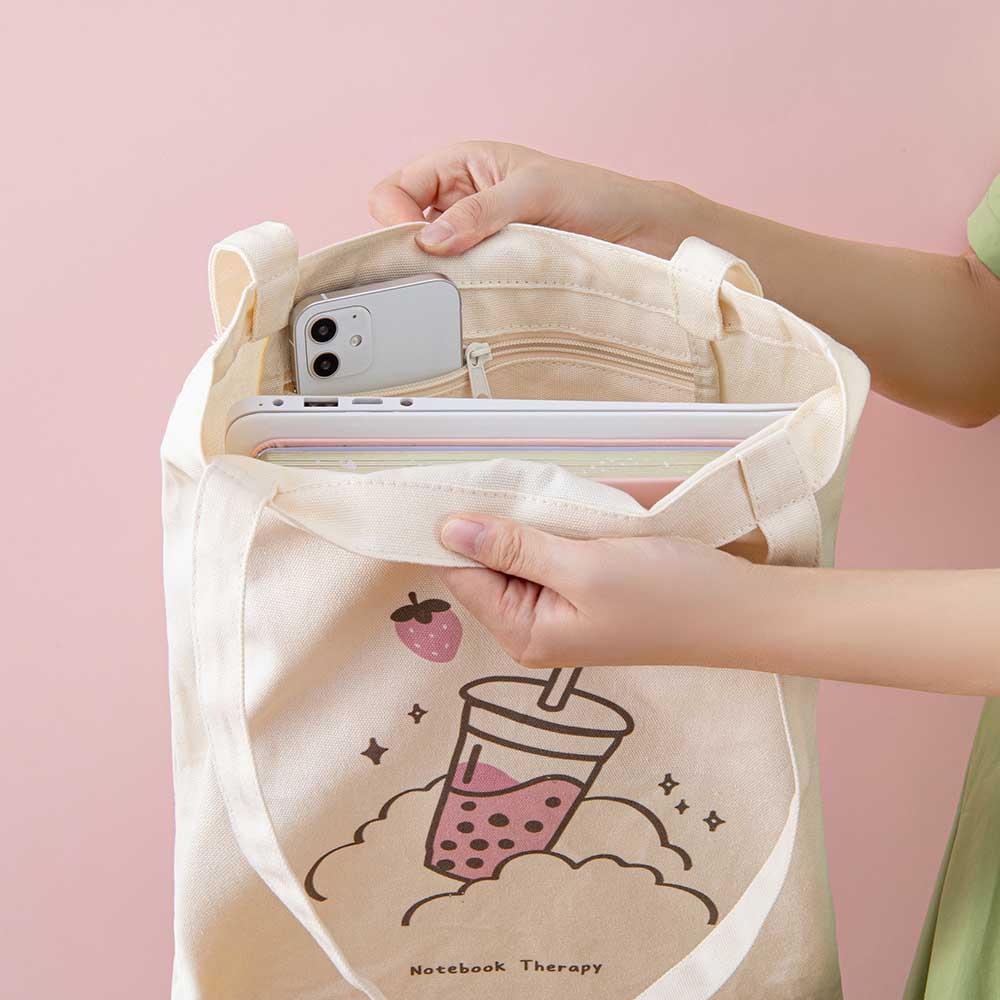 Tsuki ‘Ichigo’ Boba Tote Bag ☾ - Image 5