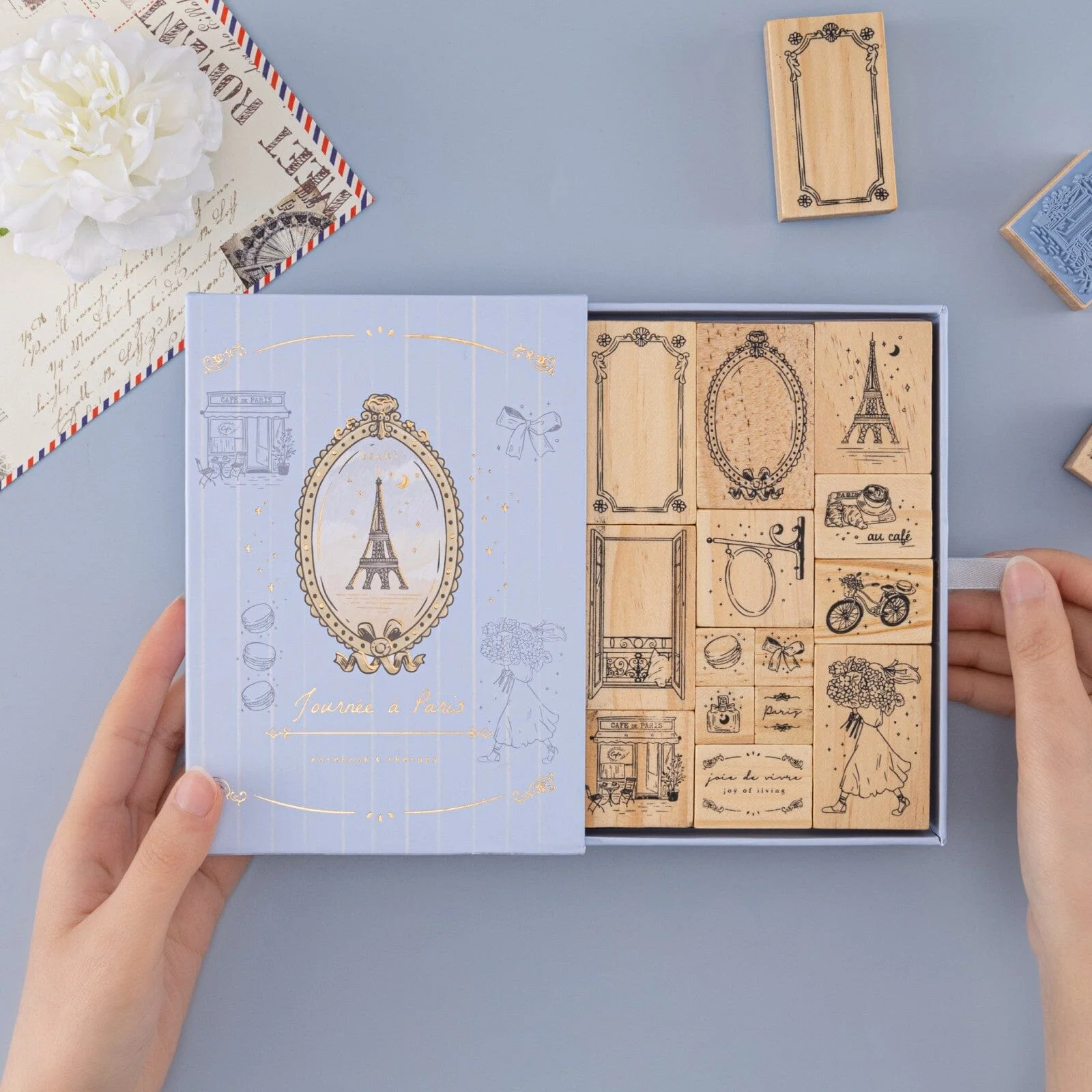 Tsuki ‘Journée à Paris’ Bullet Journal Stamp Set ☾ - Image 4