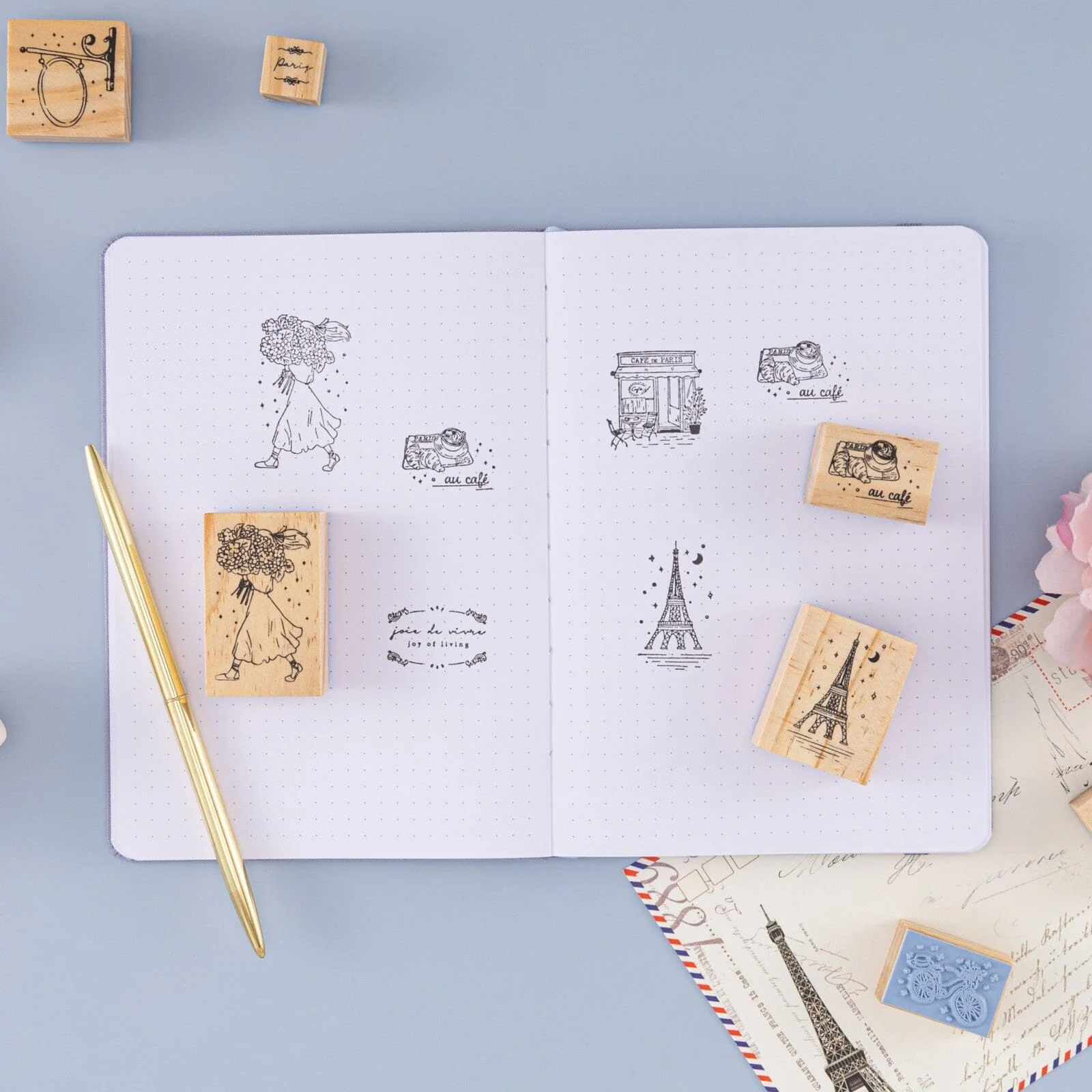 Tsuki ‘Journée à Paris’ Bullet Journal Stamp Set ☾ - Image 9