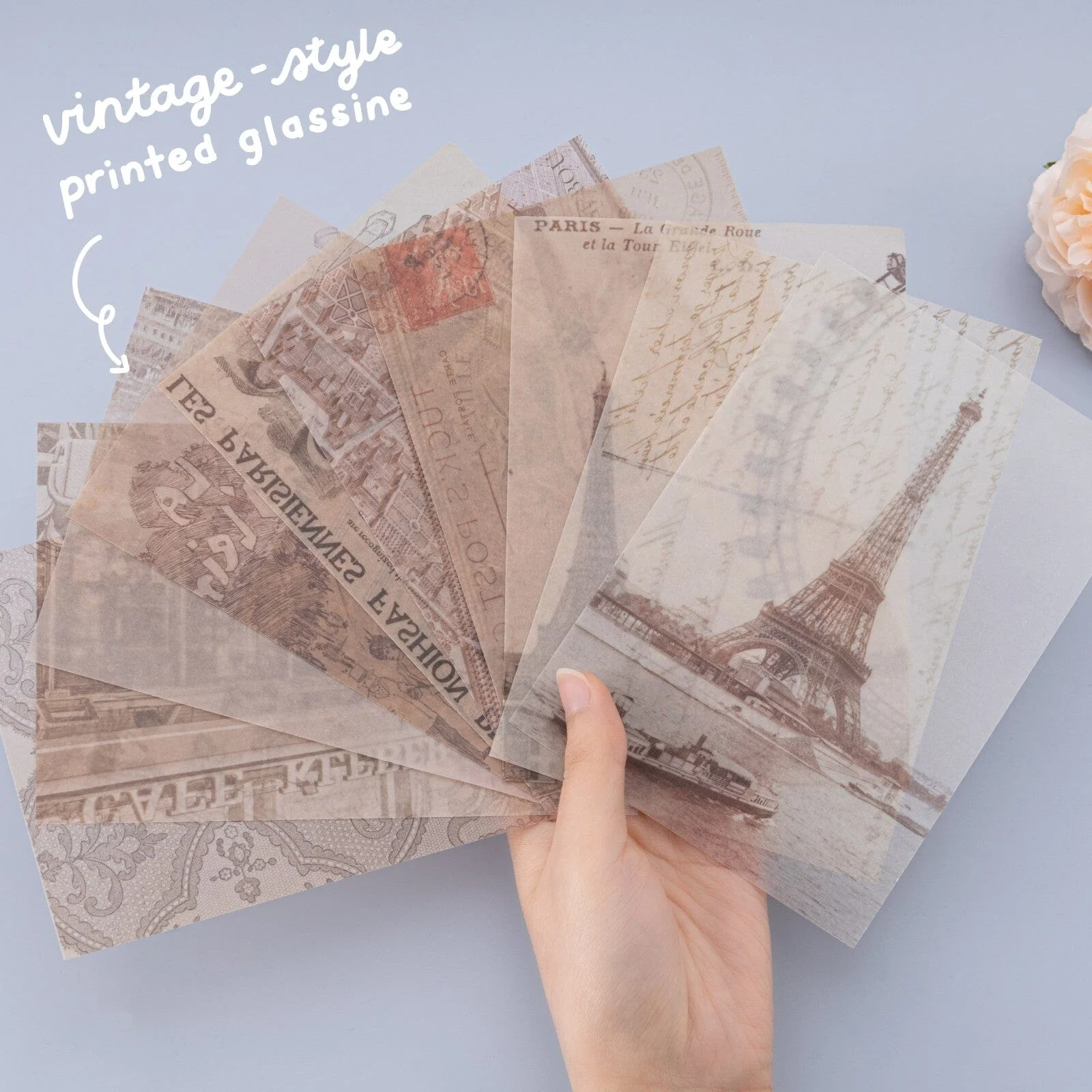 Tsuki ‘Journée à Paris’ Scrapbook Sticker Set ☾ - Image 6