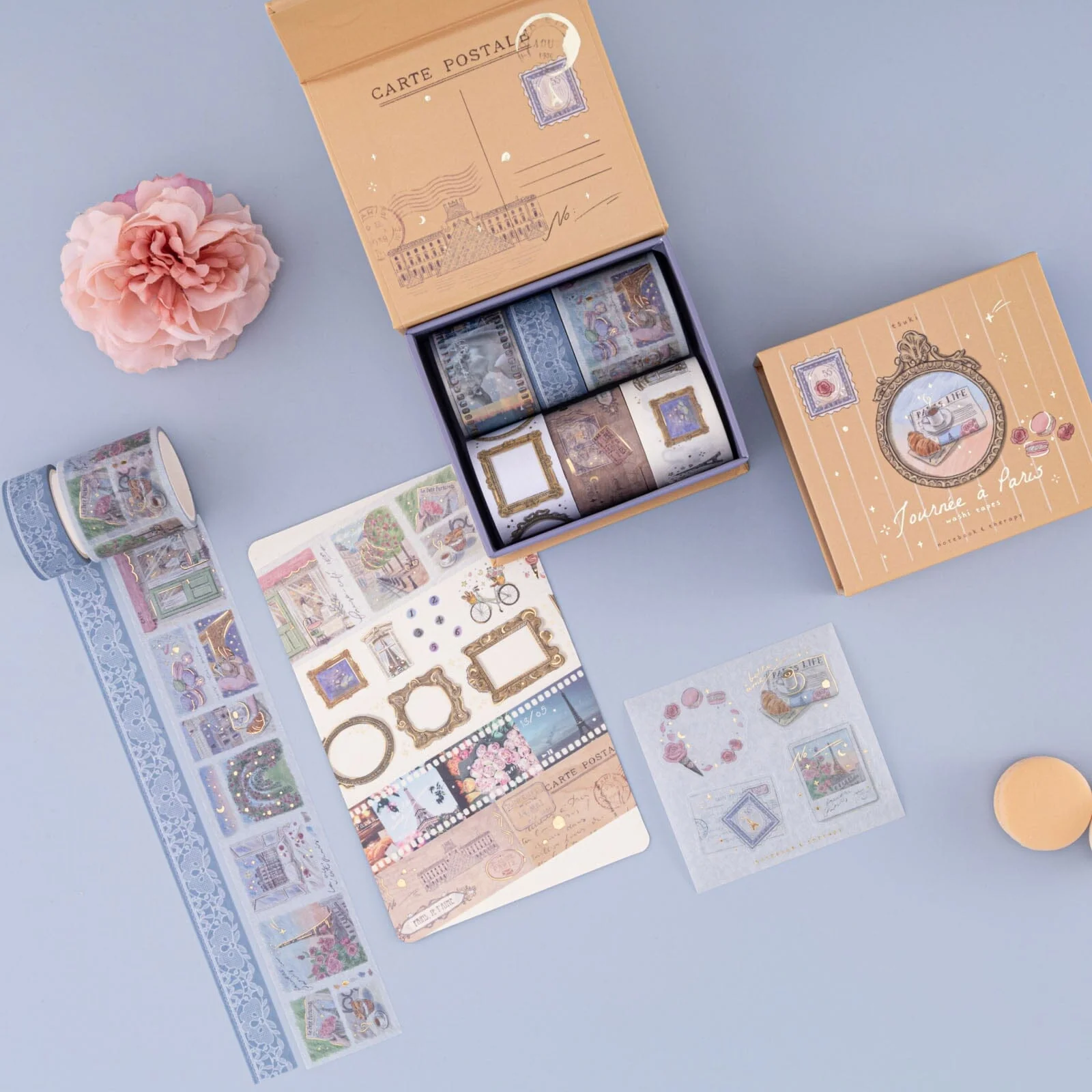 Tsuki ‘Journée à Paris’ Washi Tape Set ☾ - Image 17