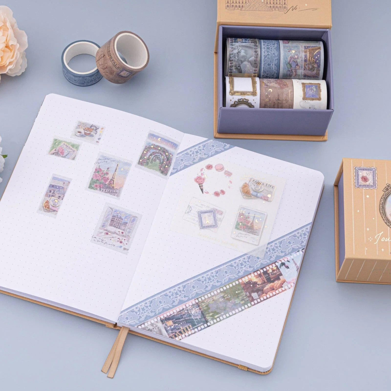 Tsuki ‘Journée à Paris’ Washi Tape Set ☾ - Image 3