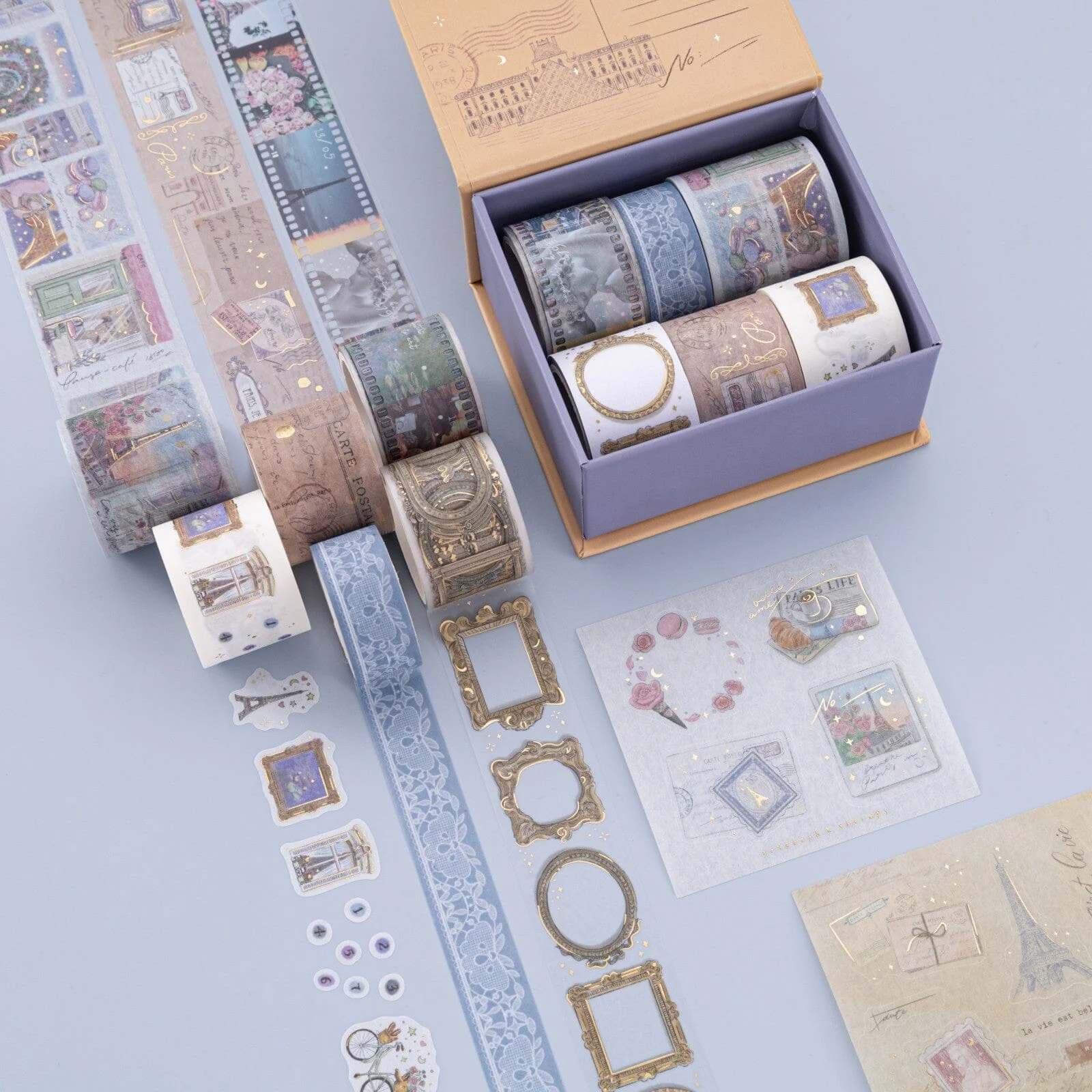 Tsuki ‘Journée à Paris’ Washi Tape Set ☾ - Image 7