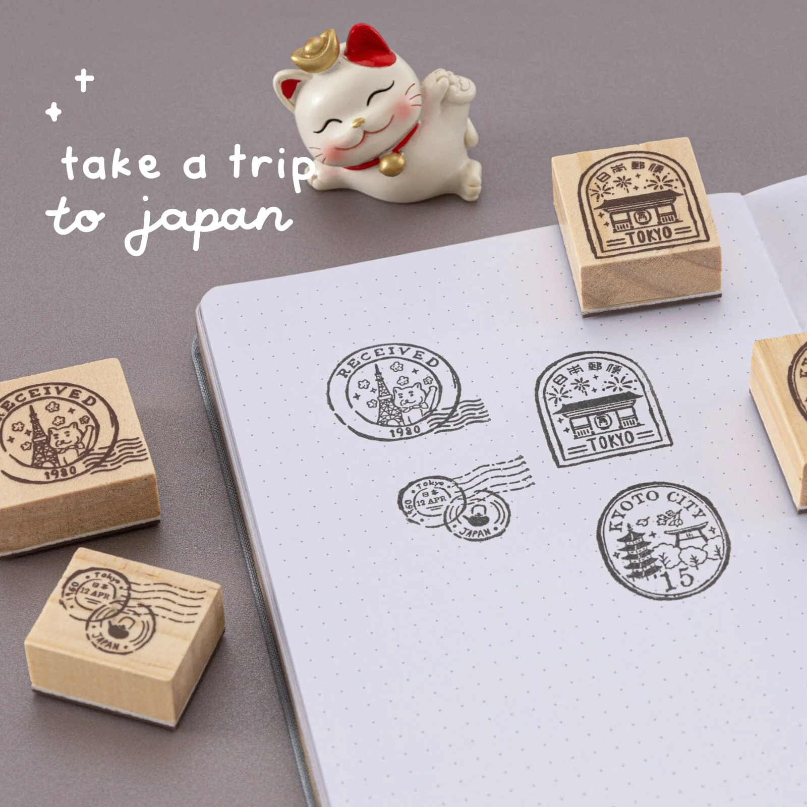 Tsuki ‘Journey in Japan’ Bullet Journal Stamp Set ☾ - Image 3