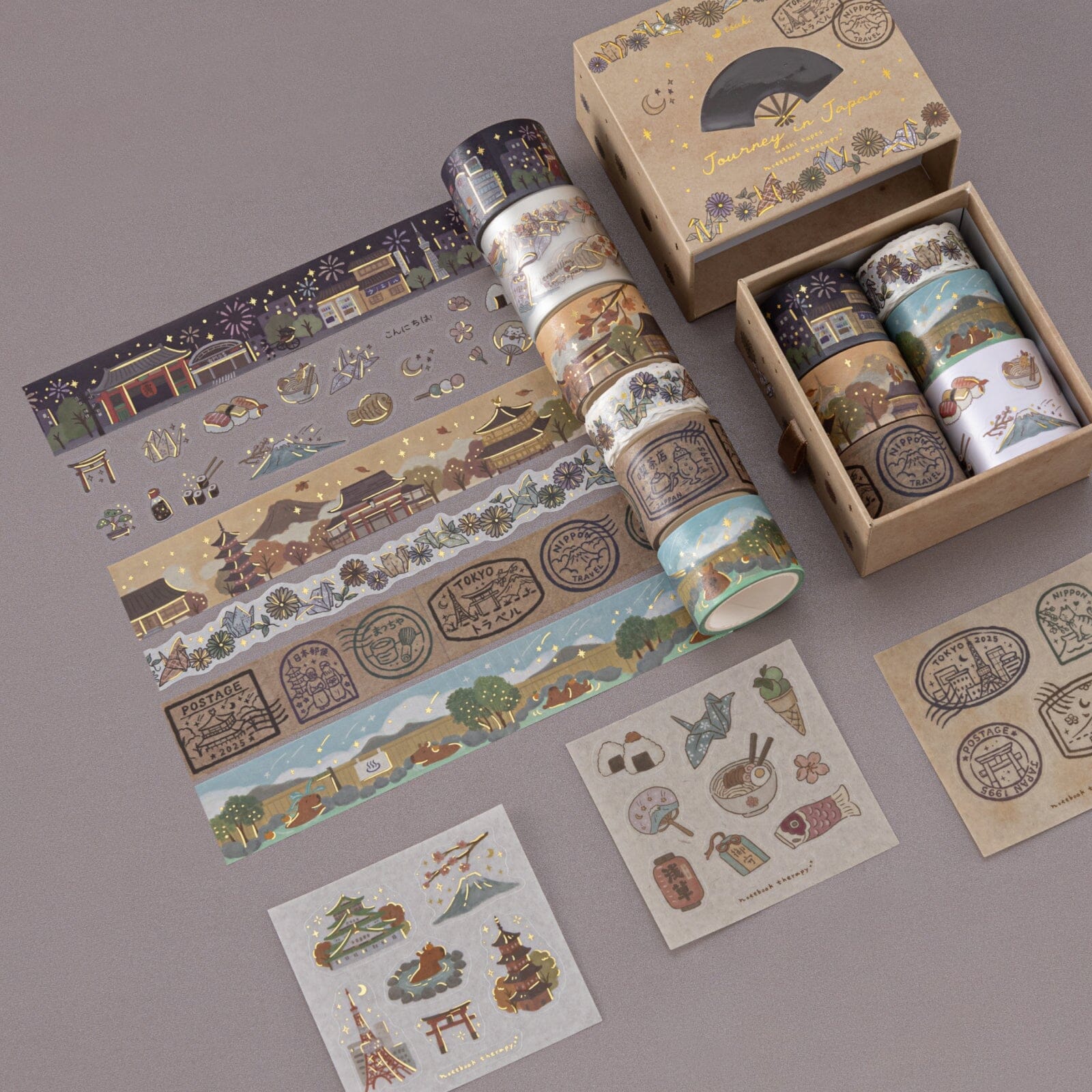Tsuki ‘Journey in Japan’ Washi Tape Set ☾ - Image 17