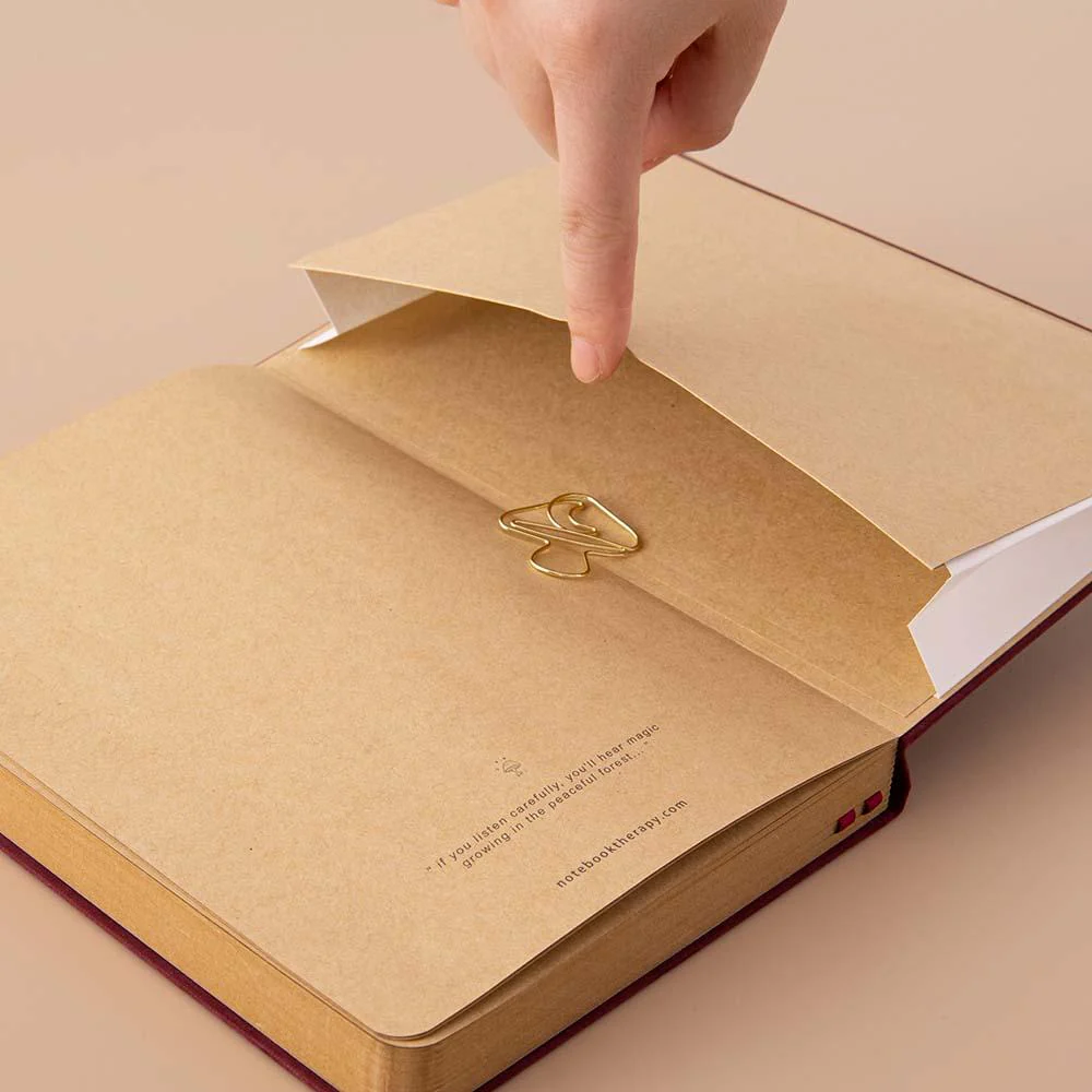 Tsuki ‘Kinoko’ Kraft Paper Bullet Journal ☾ - Image 5