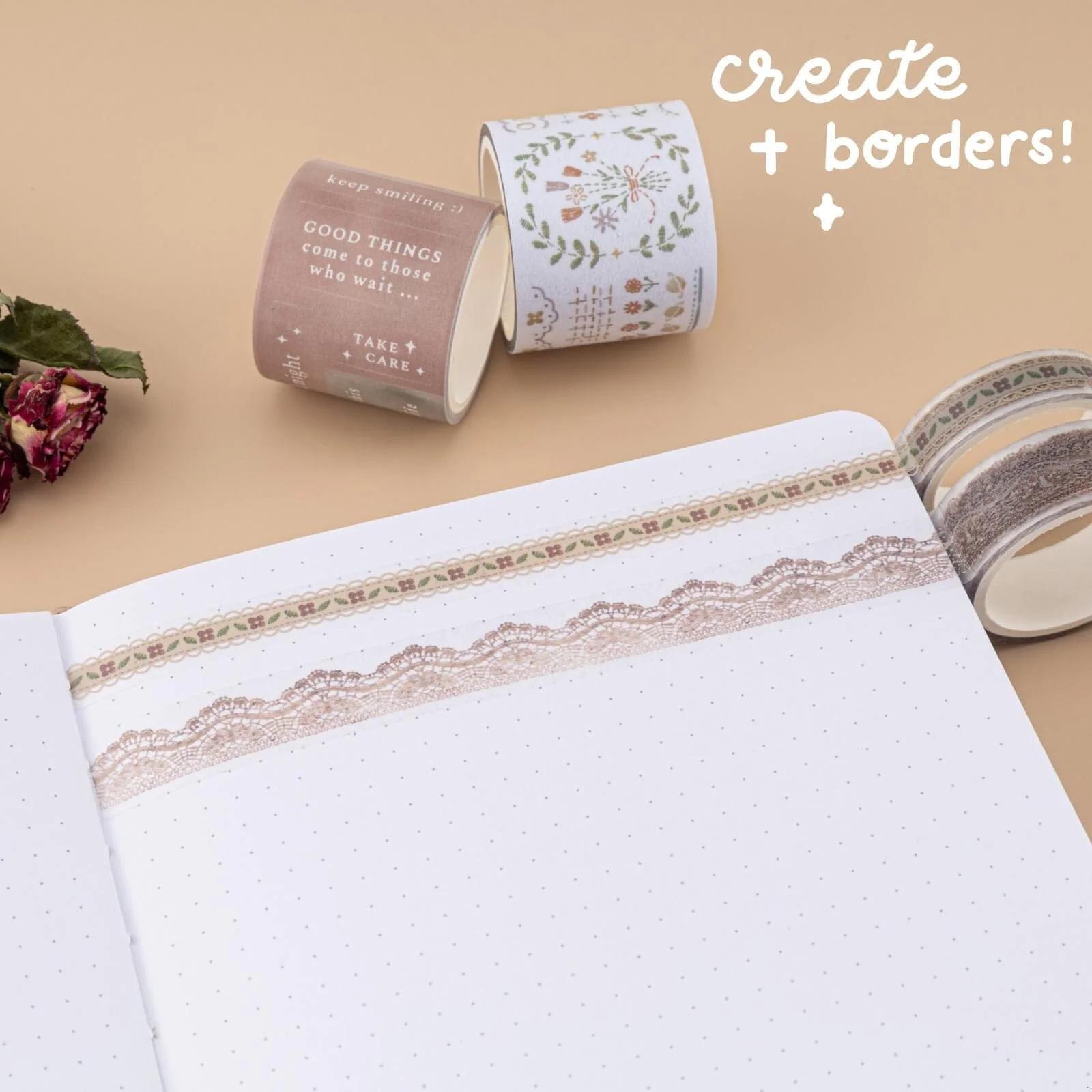 Tsuki ‘Lace Dreams’ Washi Tape Set ☾ - Image 8