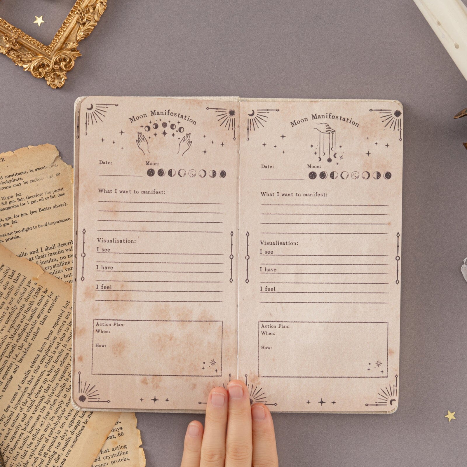 Tsuki ‘Le Soleil’ Collector's Edition Moon Planner Travel Notebook ☾ - Image 4
