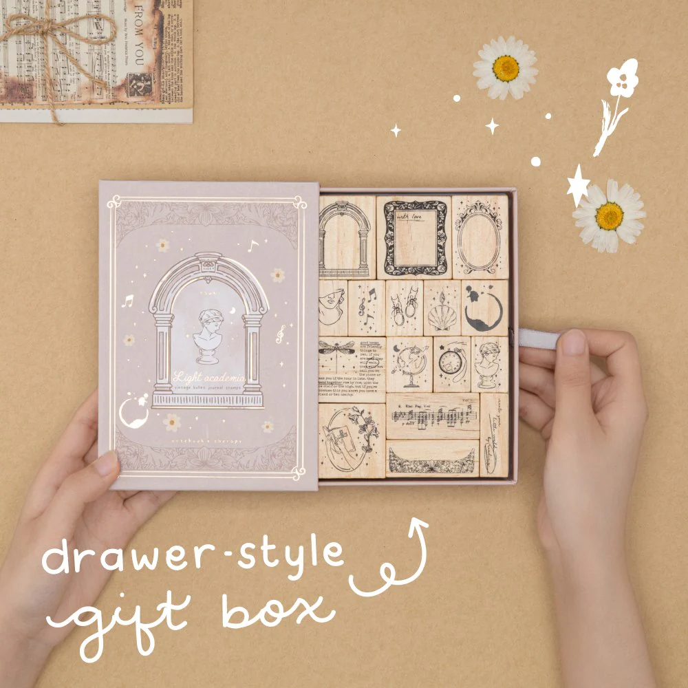 Tsuki ‘Light Academia’ Stamp Set ☾ - Image 10