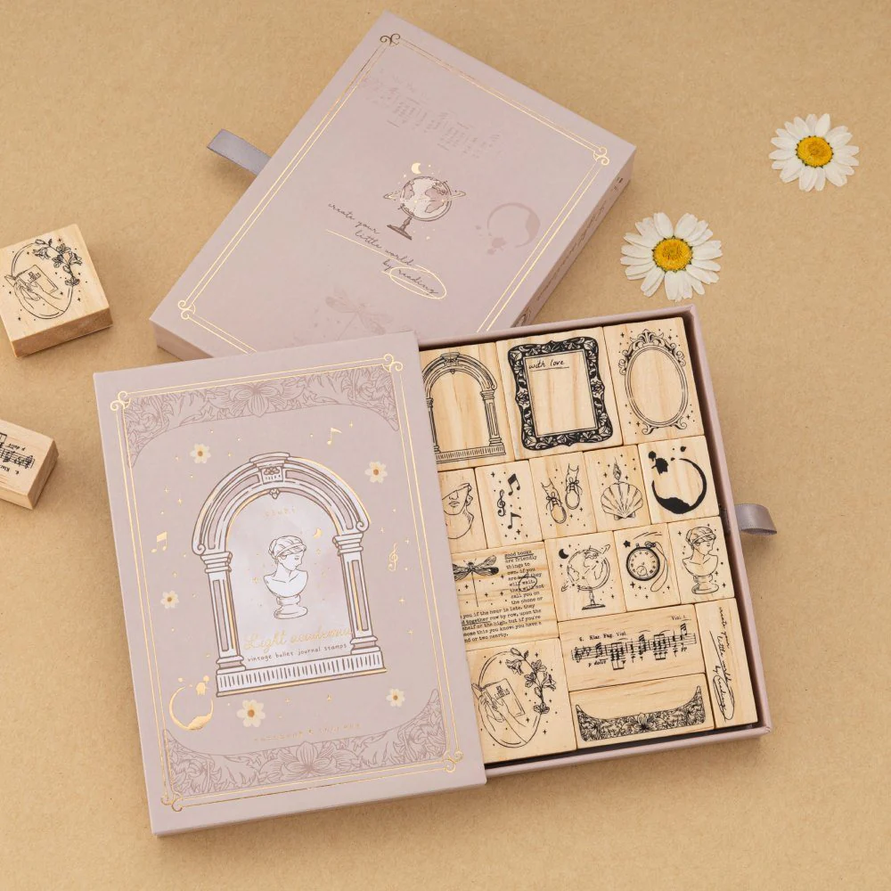 Tsuki ‘Light Academia’ Stamp Set ☾ - Image 11