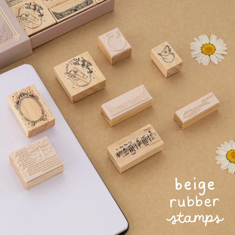 Tsuki ‘Light Academia’ Stamp Set ☾ - Image 5