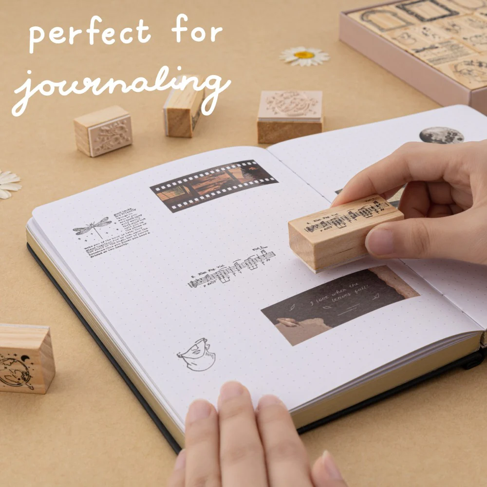 Tsuki ‘Light Academia’ Stamp Set ☾ - Image 8