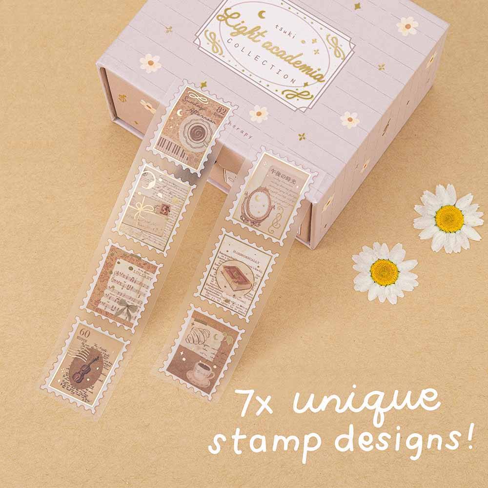 Tsuki ‘Light Academia’ Washi Tape Set ☾ - Image 9