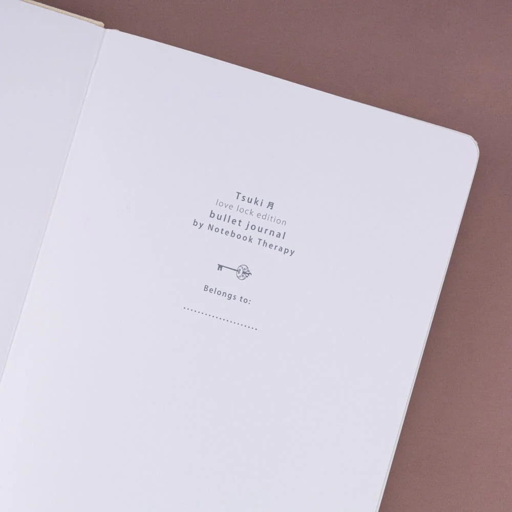 Tsuki ‘Love Lock’ Limited Edition Bullet Journal ☾ - Image 9