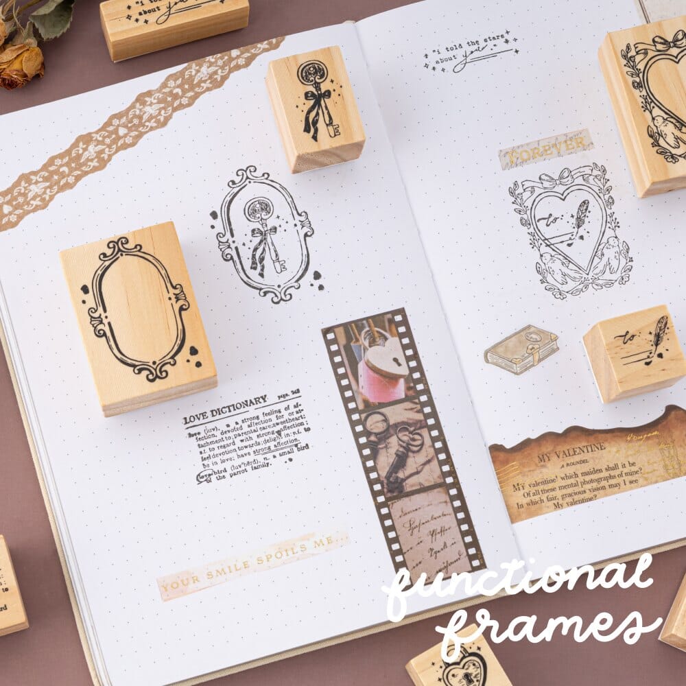 Tsuki ‘Love Lock’ Bullet Journal Stamp Set ☾ - Image 6