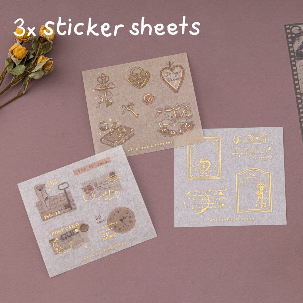 Tsuki ‘Love Lock’ Washi Tape Set ☾ - Image 17