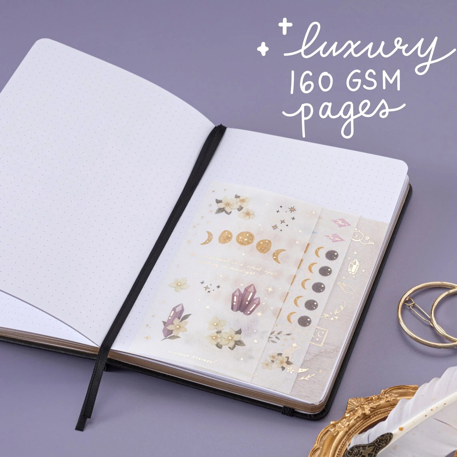 Tsuki ‘Lunar Bloom’ Collector's Edition 2026 Moon Planner Bullet Journal ☾ - Image 12
