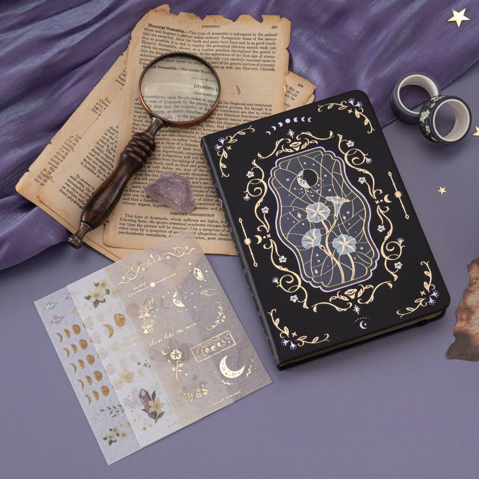 Tsuki ‘Lunar Bloom’ Collector's Edition 2026 Moon Planner Bullet Journal ☾ - Image 15