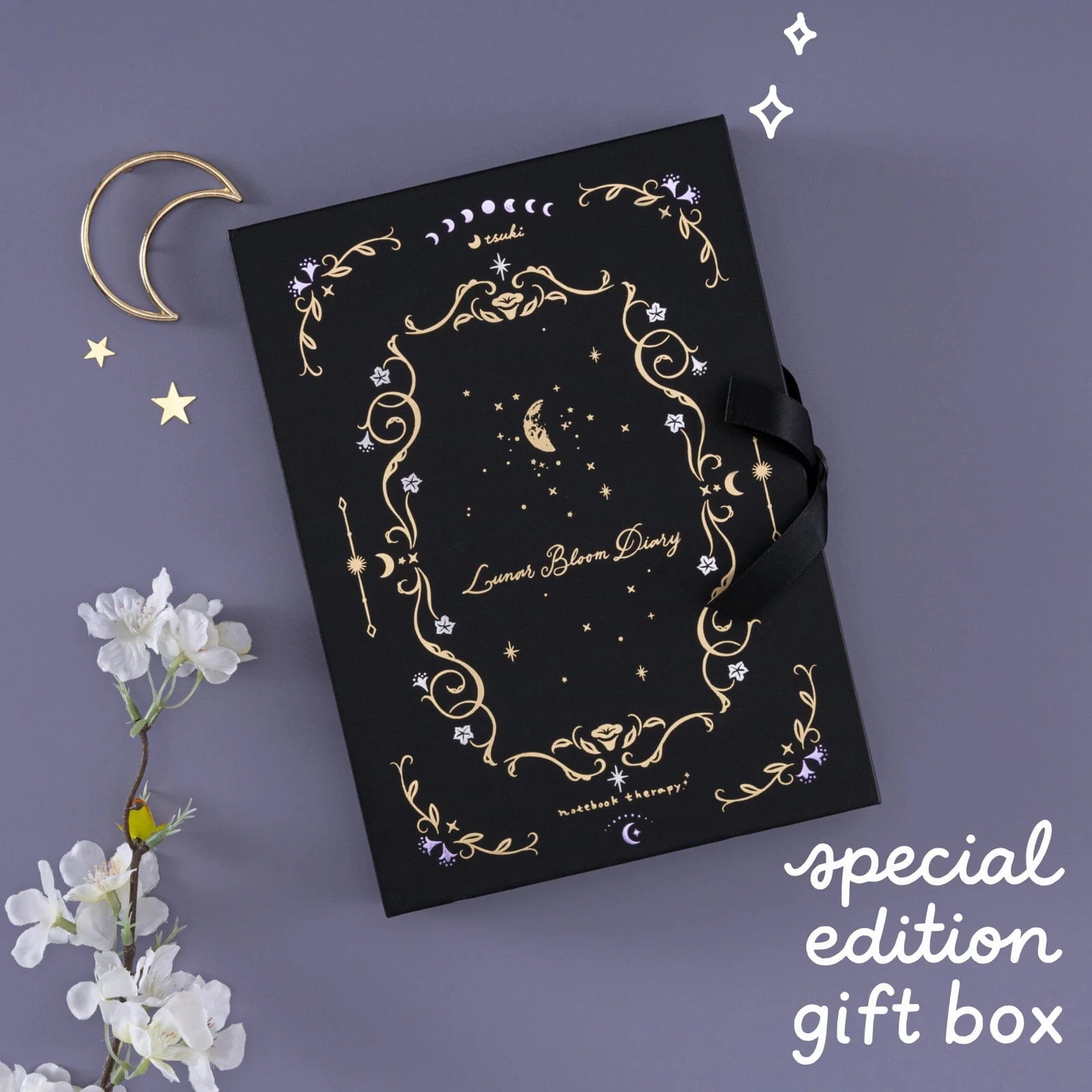 Tsuki ‘Lunar Bloom’ Collector's Edition 2026 Moon Planner Bullet Journal ☾ - Image 8