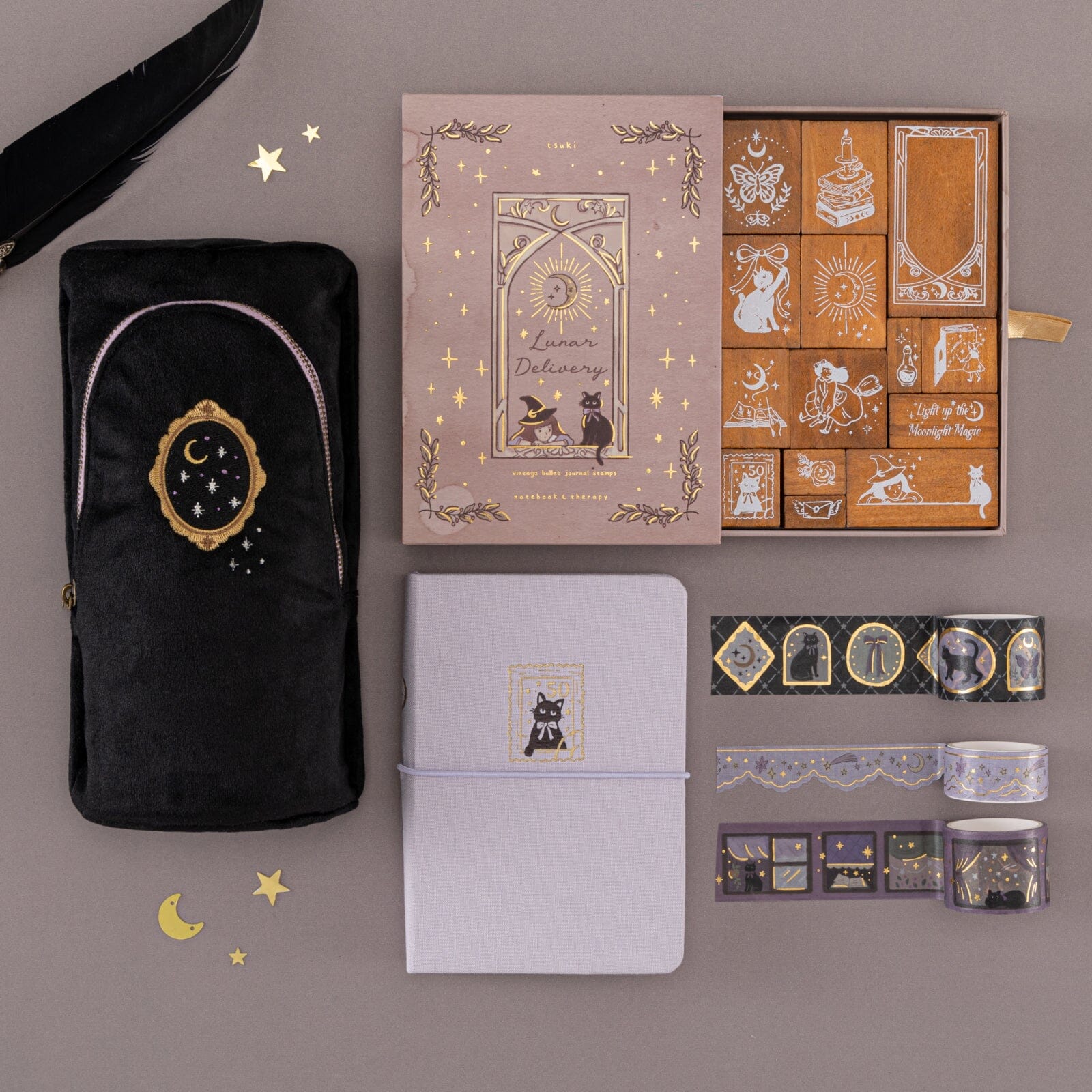 Tsuki ‘Lunar Delivery’ Standing Pen Pouch ☾ - Image 7