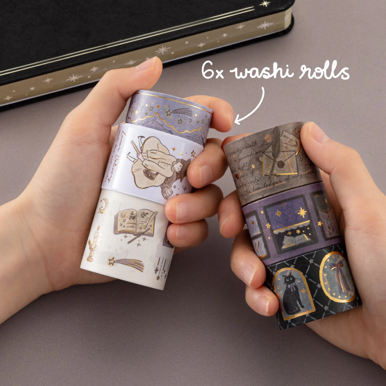 Tsuki ‘Lunar Delivery’ Washi Tape Set ☾ - Image 3