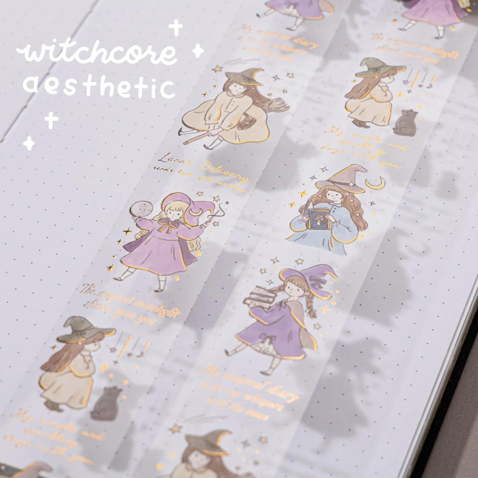 Tsuki ‘Lunar Delivery’ Washi Tape Set ☾ - Image 5