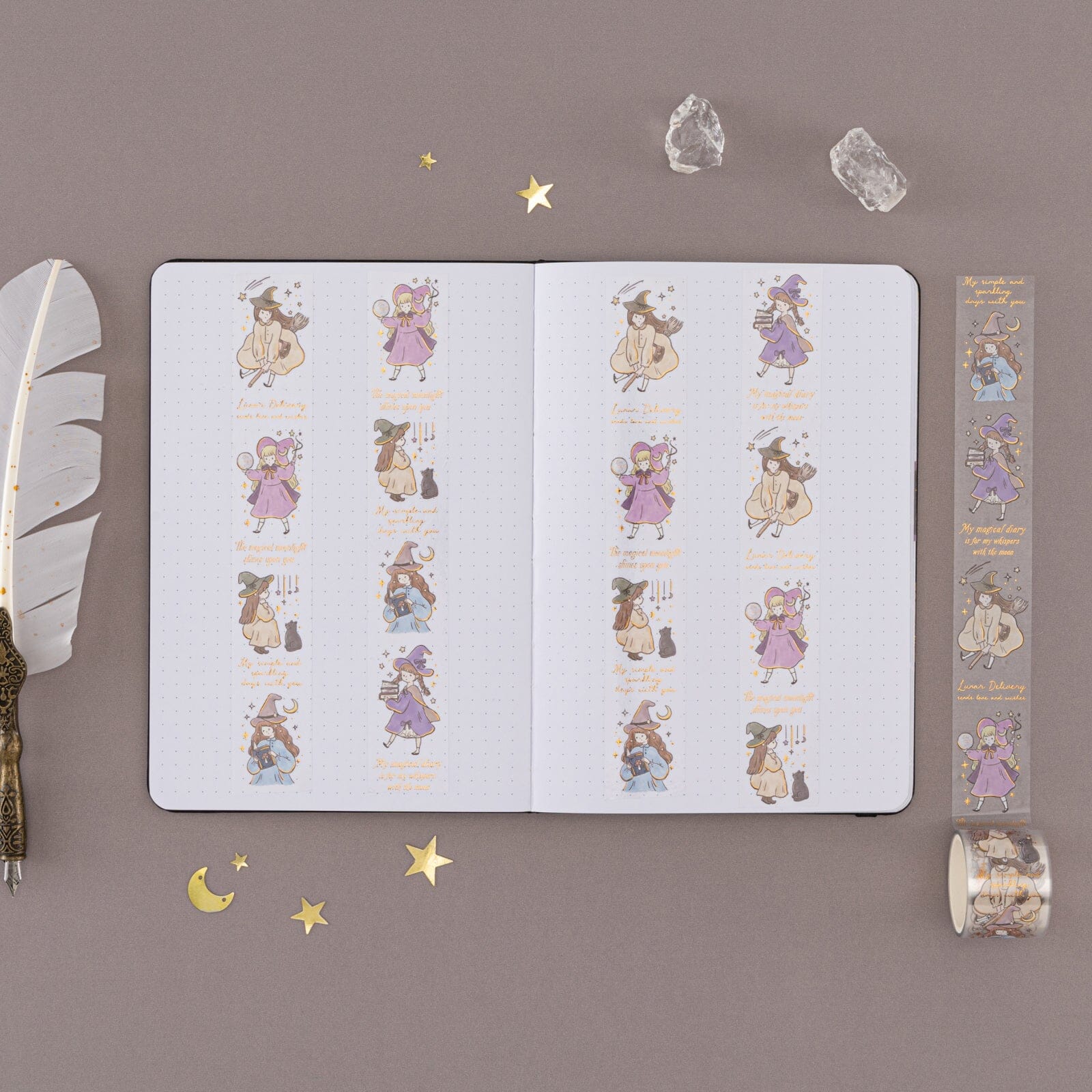Tsuki ‘Lunar Delivery’ Washi Tape Set ☾ - Image 9