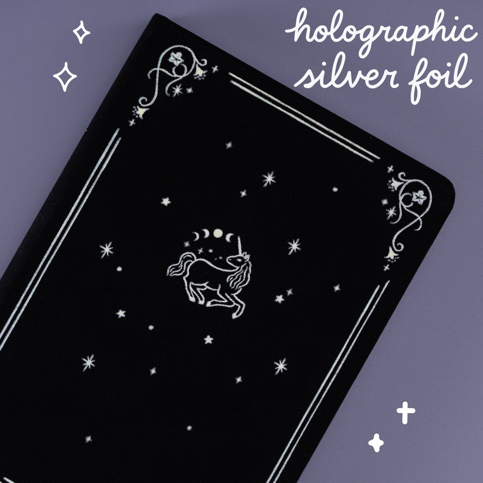 Tsuki ‘Lunar Unicorn’ Limited Edition Black Page Bullet Journal ☾ - Image 4