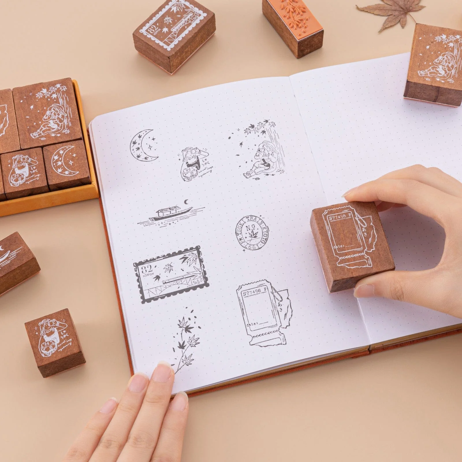 Tsuki ‘Maple Journey’ Bullet Journal Stamp Set ☾ - Image 10
