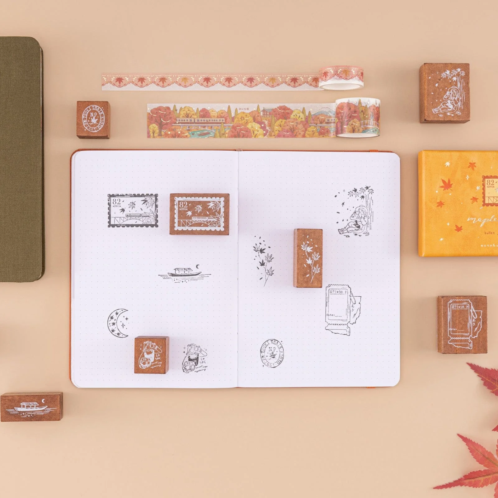 Tsuki ‘Maple Journey’ Bullet Journal Stamp Set ☾ - Image 11