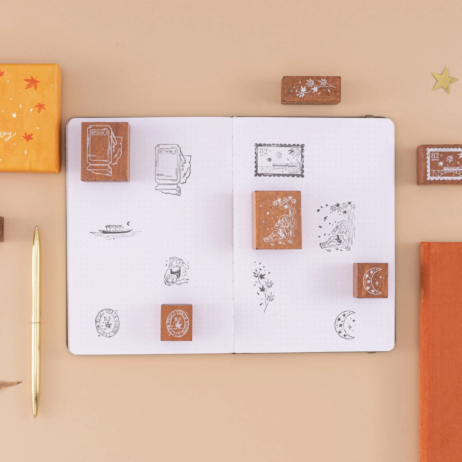 Tsuki ‘Maple Journey’ Bullet Journal Stamp Set ☾ - Image 12