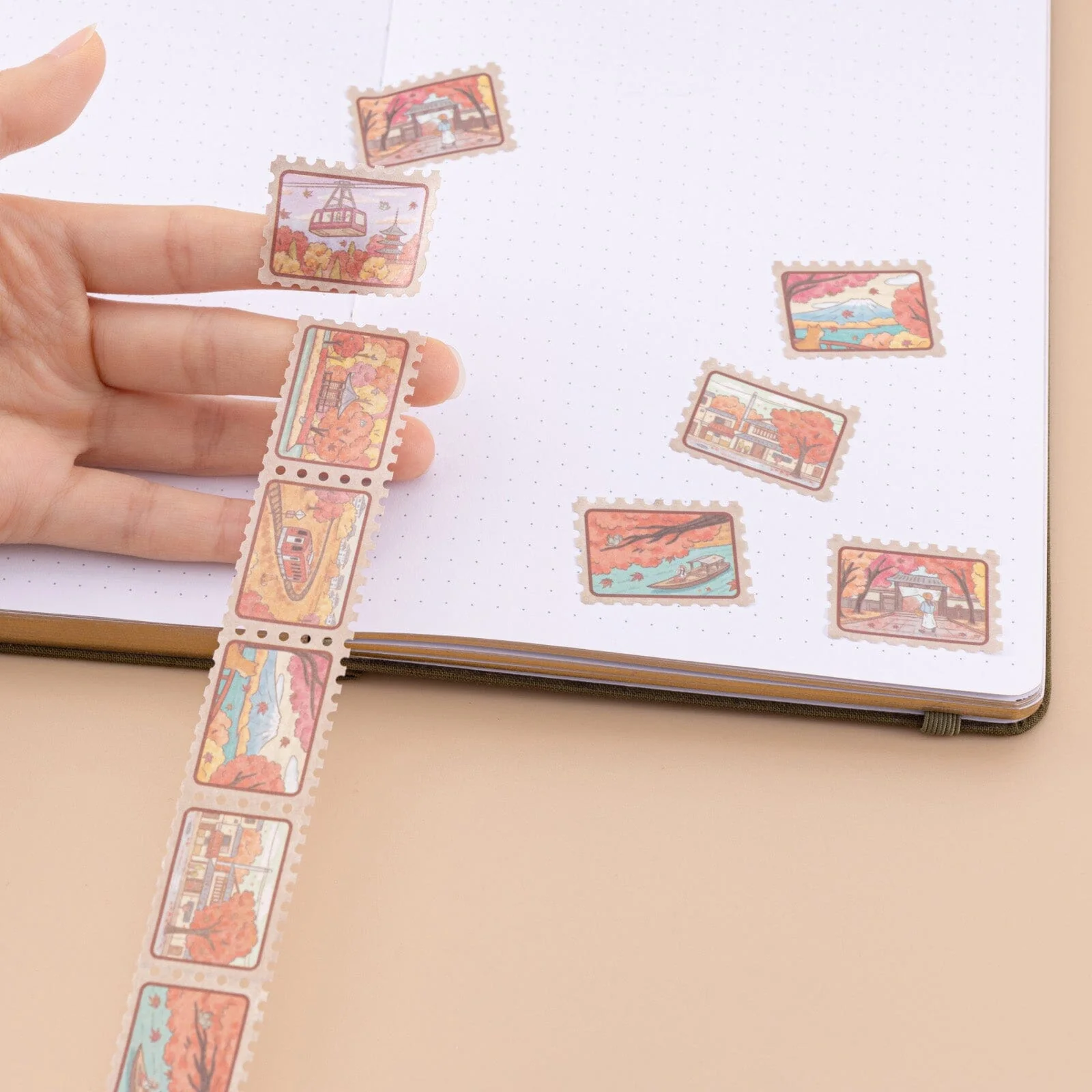 Tsuki ‘Maple Journey’ Washi Tape Set ☾ - Image 13