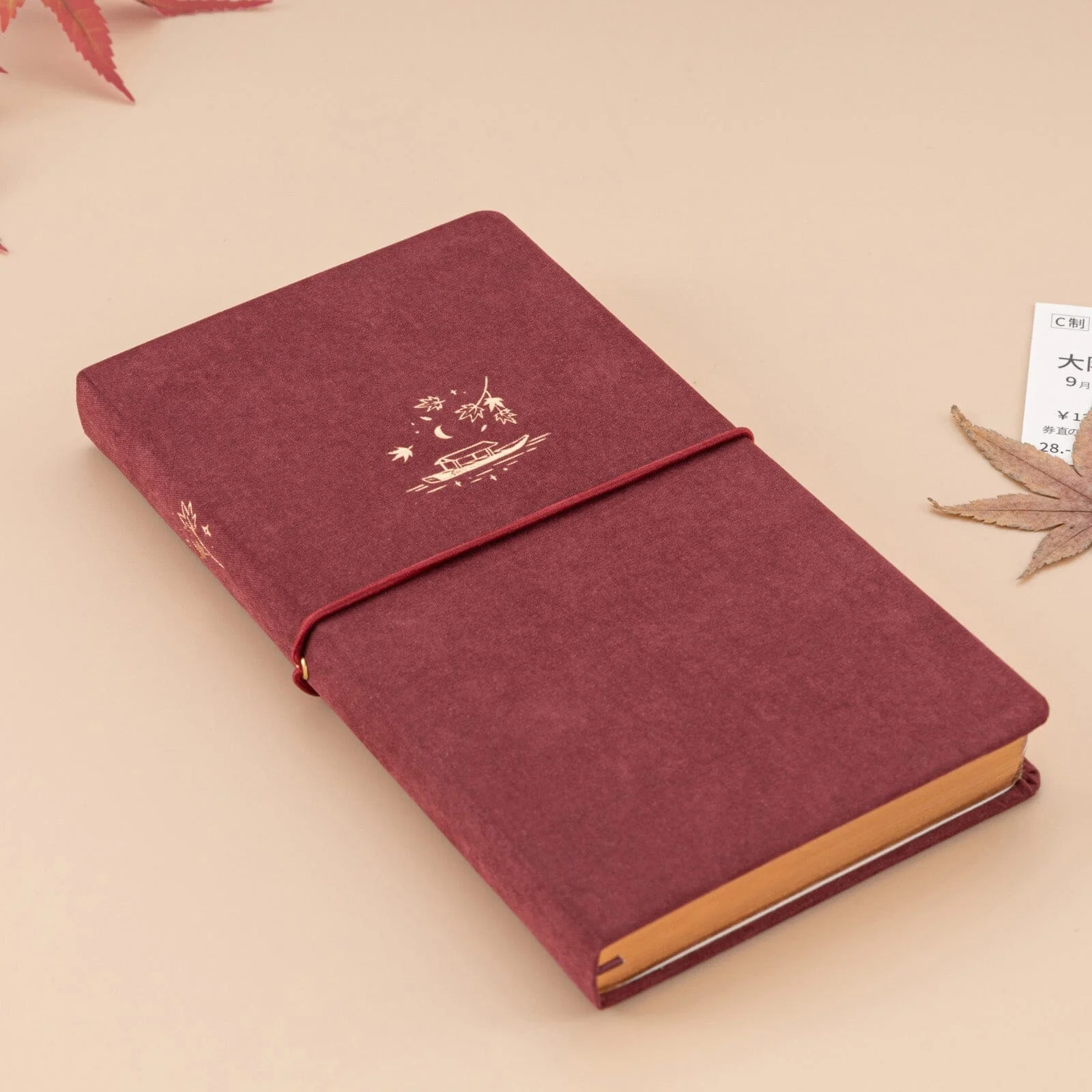 Tsuki ‘Maple Sail’ Travel Notebook ☾ - Image 7