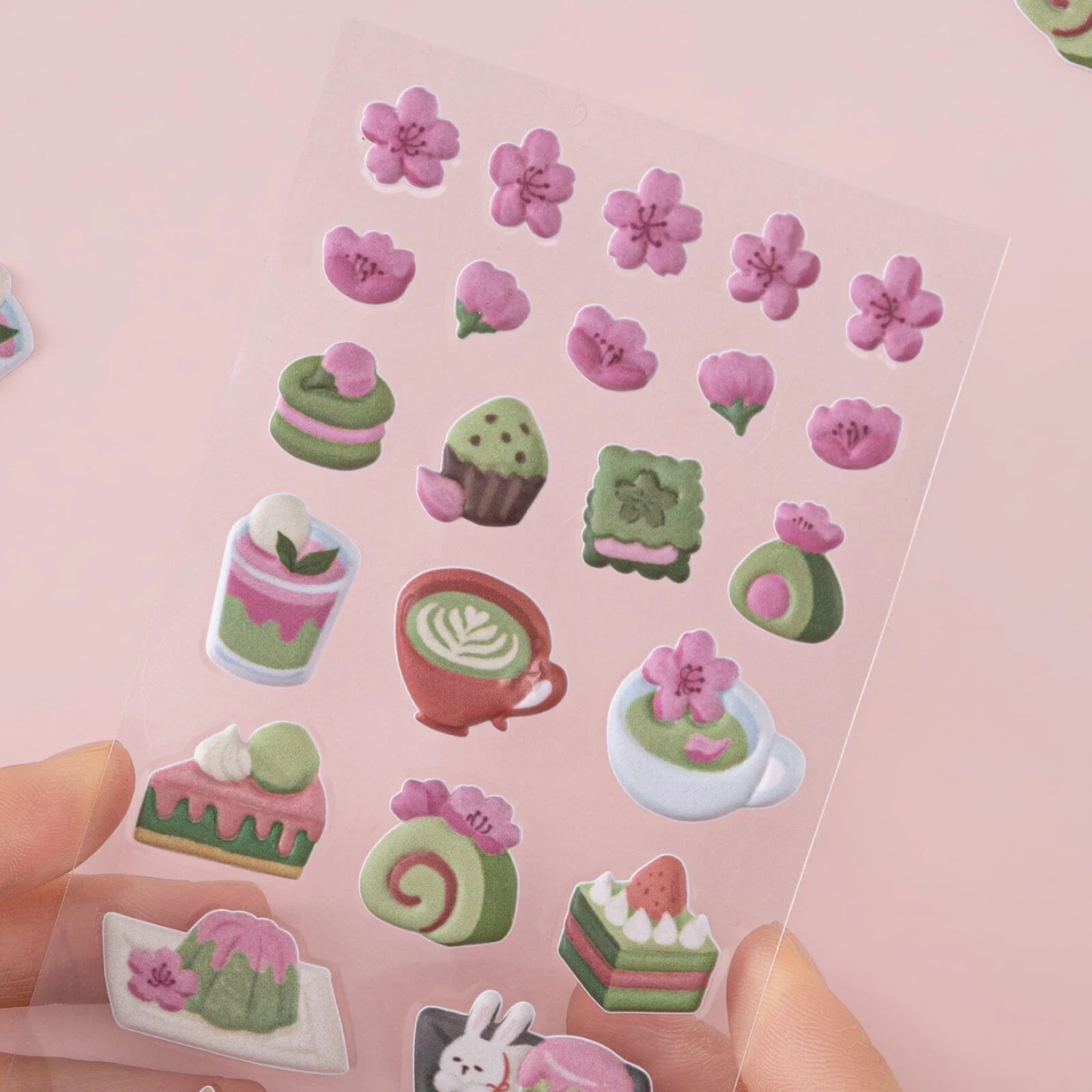 Tsuki ‘Matcha Bloom’ Sticker Set ☾ - Image 8