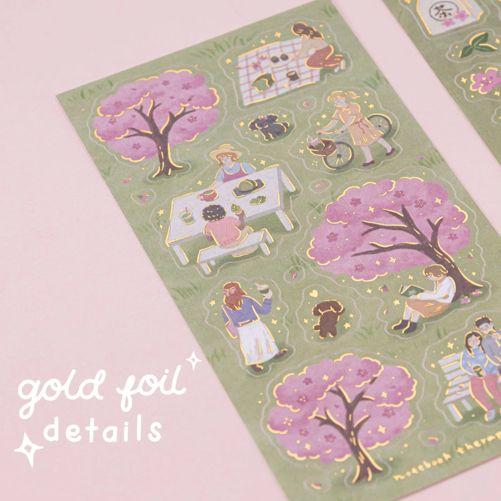 Tsuki ‘Matcha Bloom’ Sticker Set ☾ - Image 9