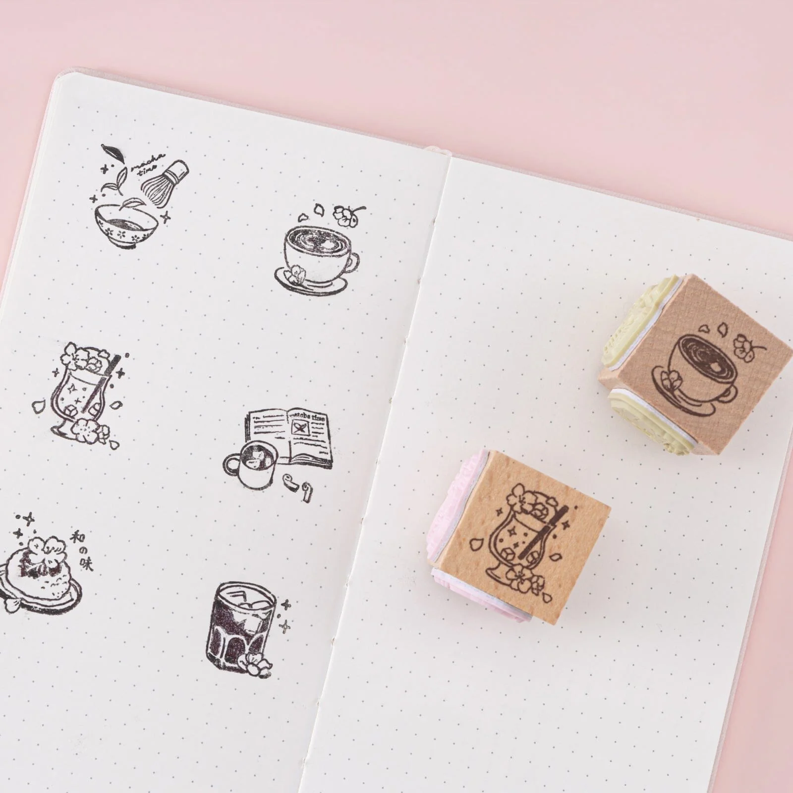 Tsuki ‘Matcha Bloom’ Travel Notebook Gift Set ☾ - Image 13