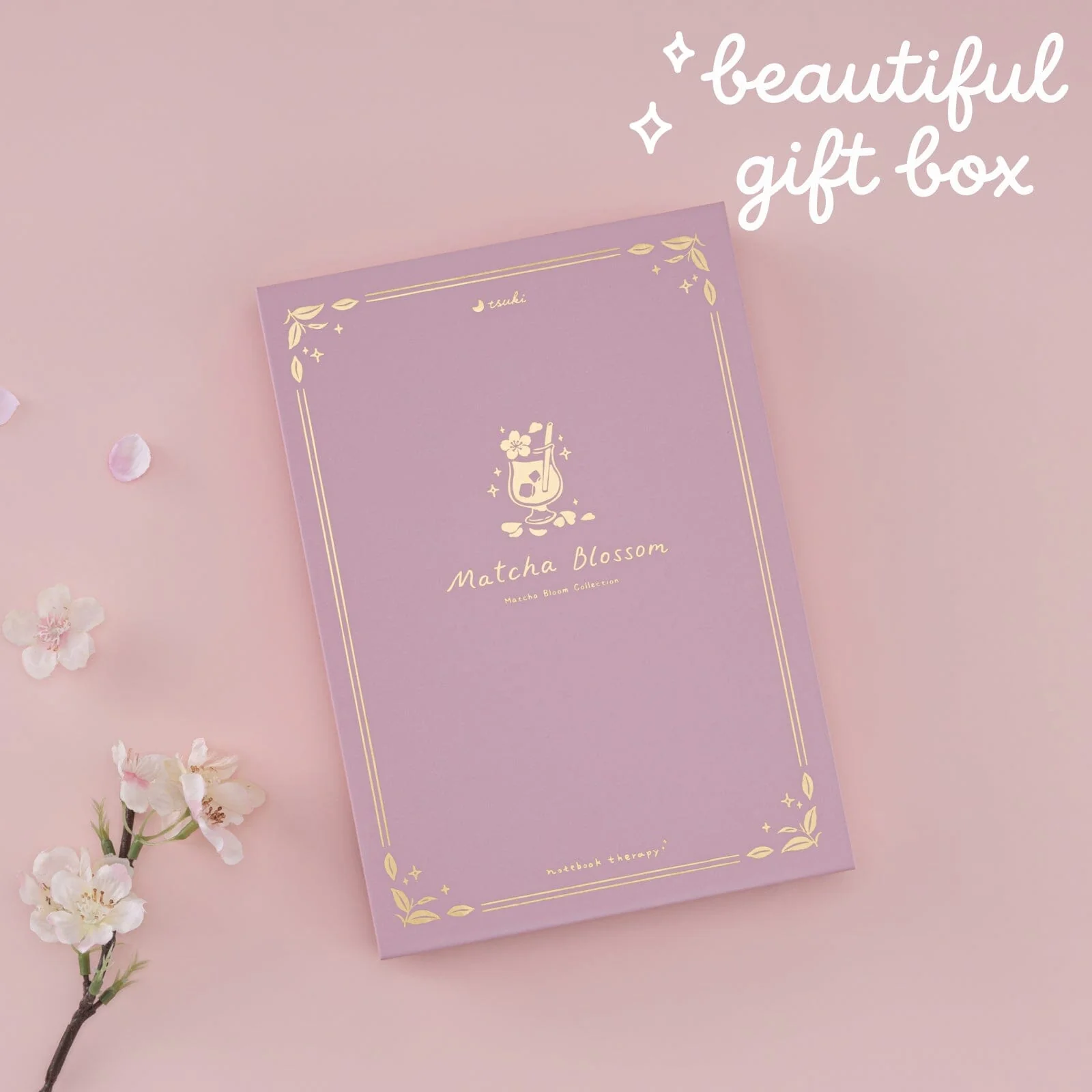 Tsuki ‘Matcha Blossom’ Limited Edition Luxury Bullet Journal ☾ - Image 13