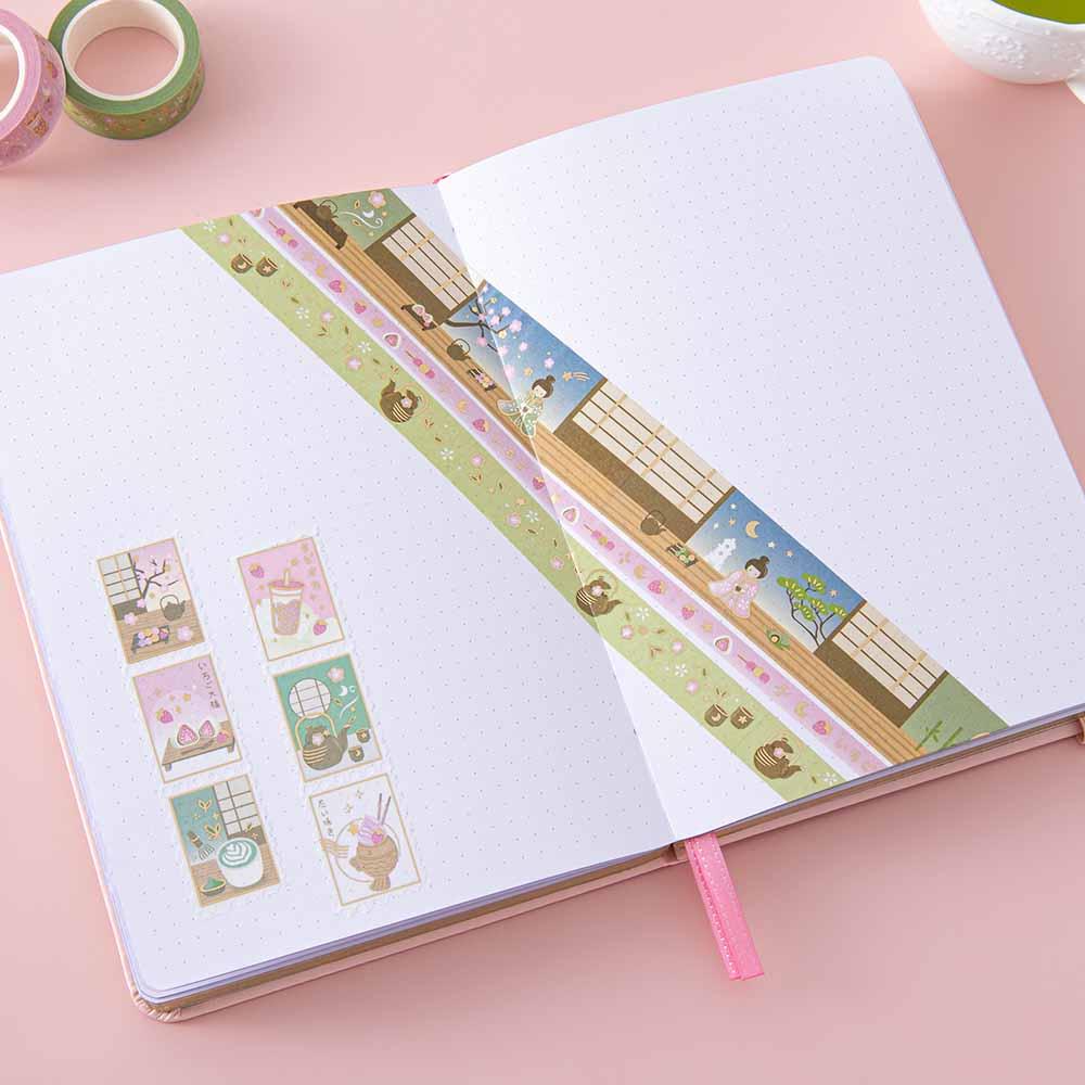 Tsuki ‘Matcha Ichigo’ Washi Tape Set ☾ - Image 13