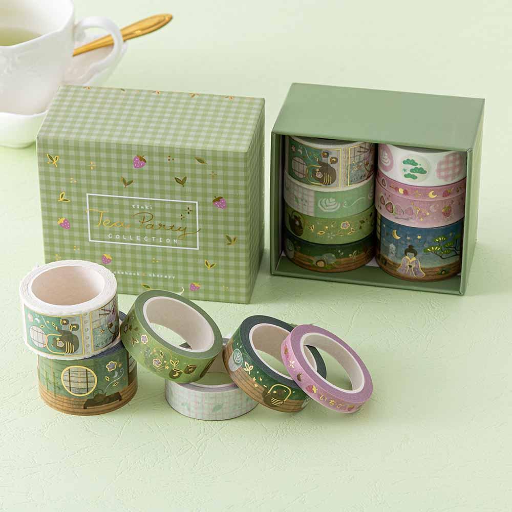 Tsuki ‘Matcha Ichigo’ Washi Tape Set ☾ - Image 8