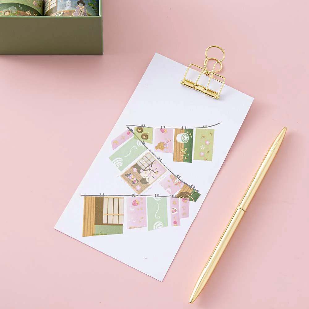 Tsuki ‘Matcha Ichigo’ Washi Tape Set ☾ - Image 9