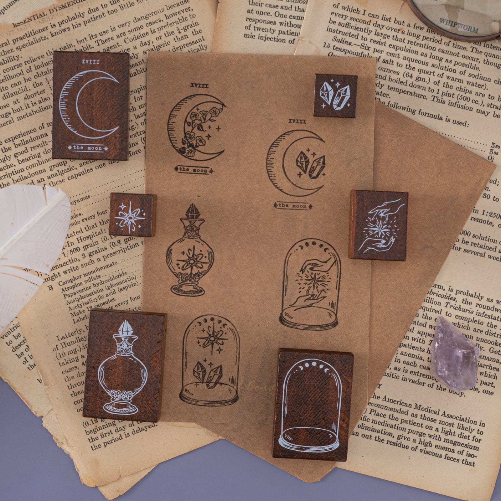 Tsuki ‘Moonflower Magic’ Bullet Journal Stamp Set ☾ - Image 5