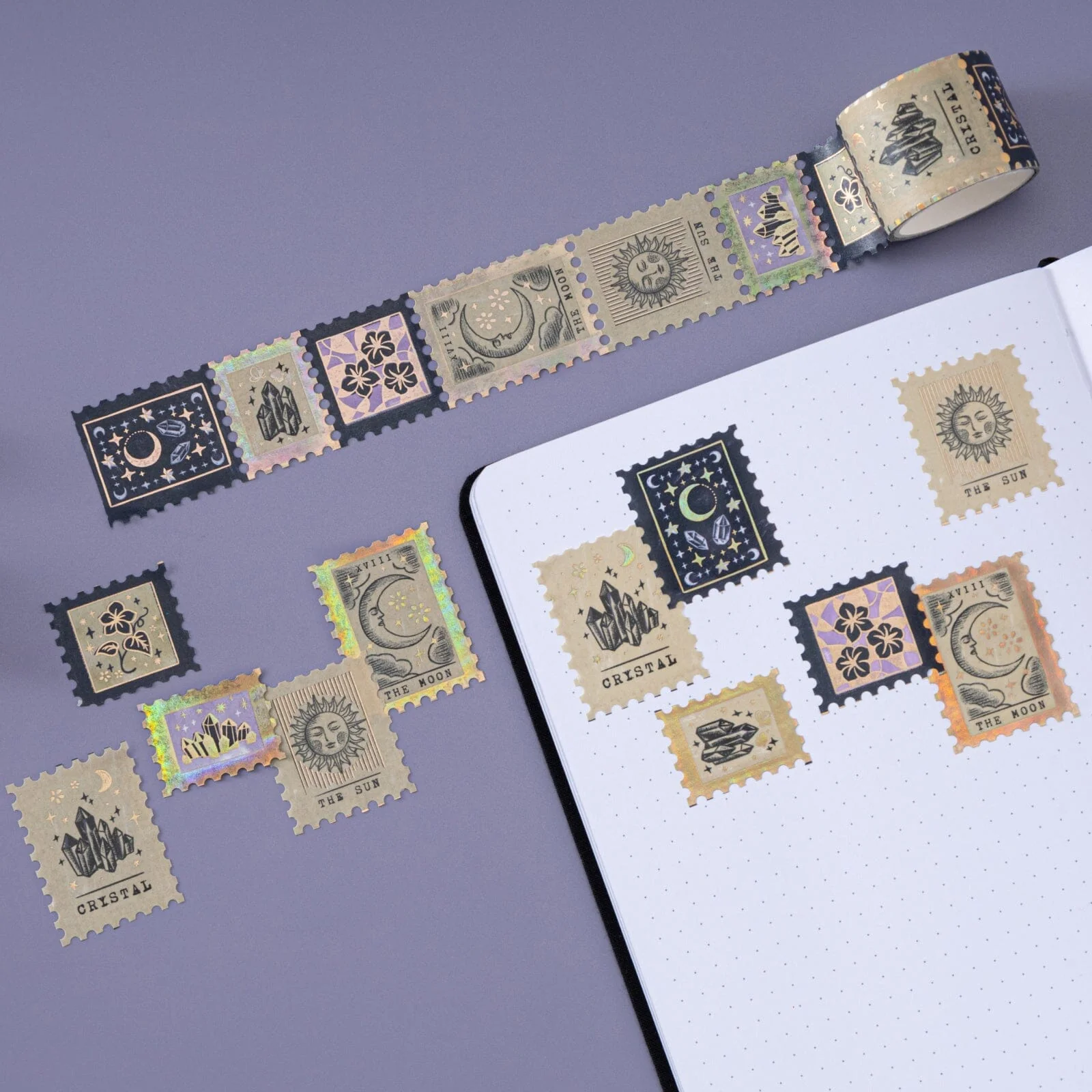 Tsuki ‘Moonflower Magic’ Washi Tape Set ☾ - Image 19