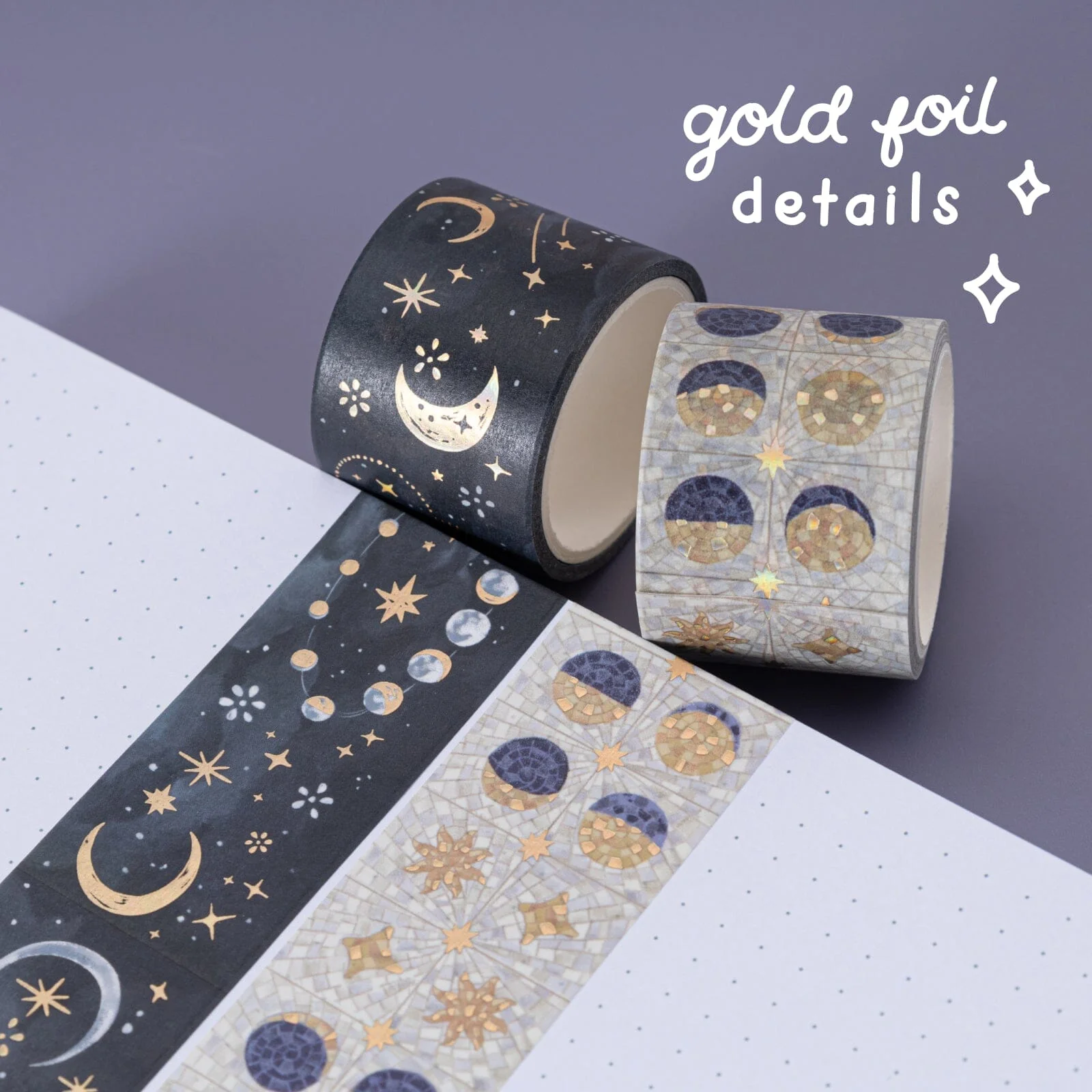 Tsuki ‘Moonflower Magic’ Washi Tape Set ☾ - Image 7