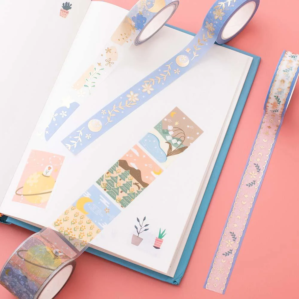 Tsuki ‘Moonflower’ Washi Tape Set ☾ - Image 10
