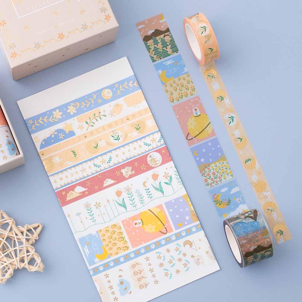 Tsuki ‘Moonflower’ Washi Tape Set ☾ - Image 3