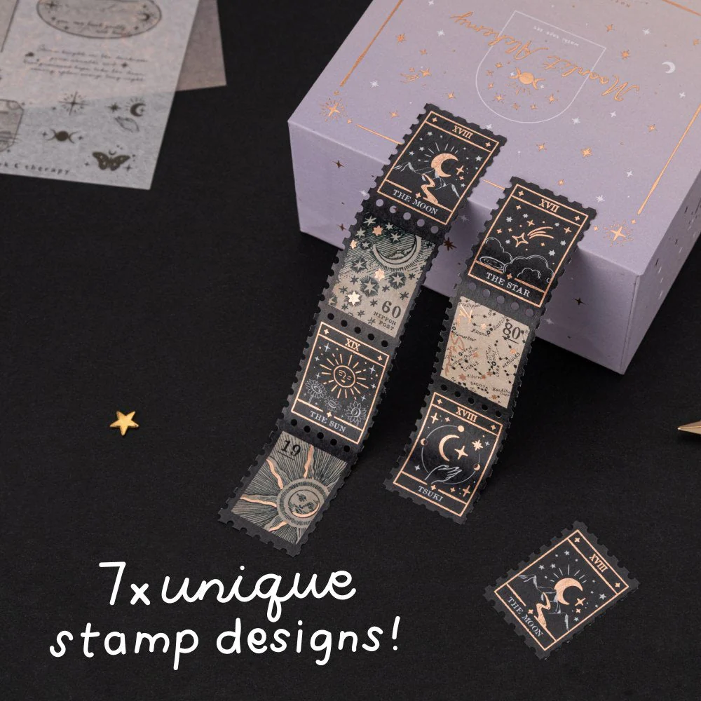 Tsuki ‘Moonlit Alchemy’ Washi Tape Set ☾ - Image 10